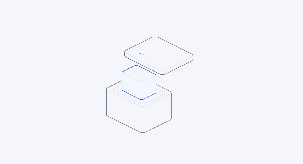 Parcel line figure, an isometric drawing that answers the pointer